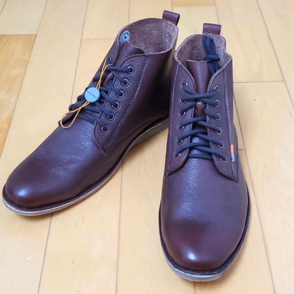 Frank Wright Mortimer II Brown Leather Boots